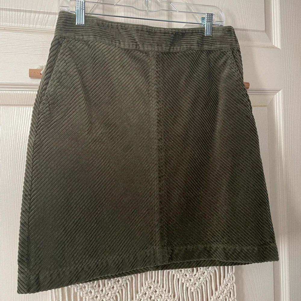 Talbots Olive Green Skirt